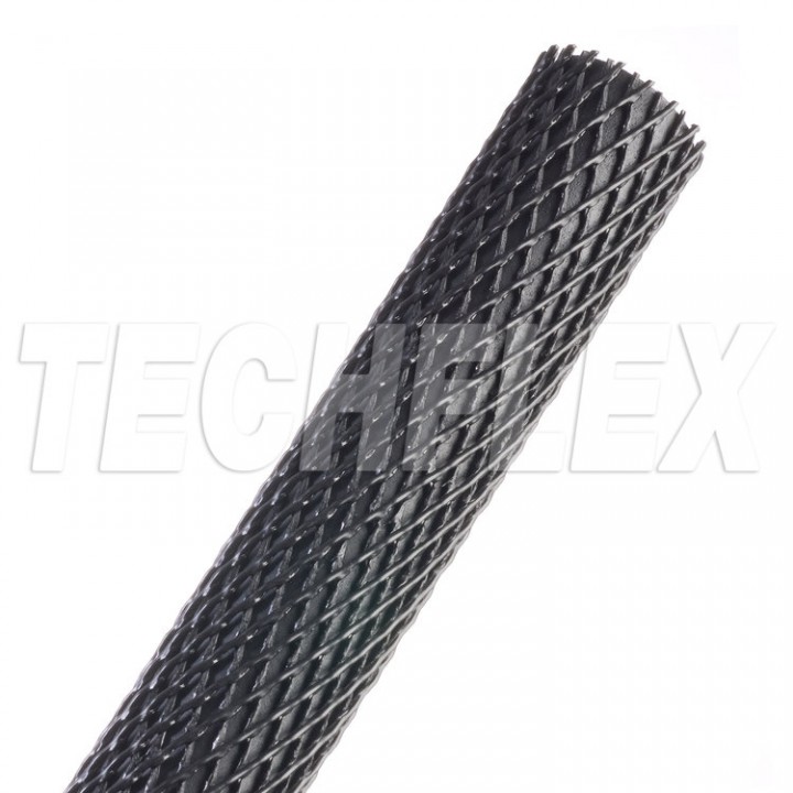 Techflex PGN1.00BK Захисна сітка для деталей, розмір - 25.4 мм, колір - чорний