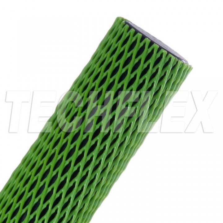 Techflex PGN1.25GN Захисна сітка для деталей, розмір - 31.75 мм, колір - зелений