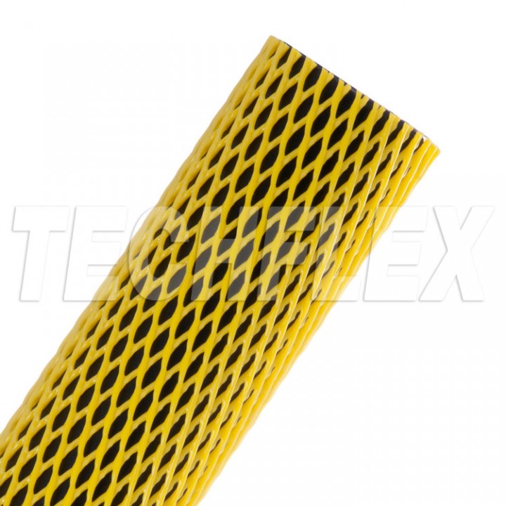 Techflex PGN1.50YL  Захисна сітка для деталей, розмір - 38.1 мм, колір - жовтий