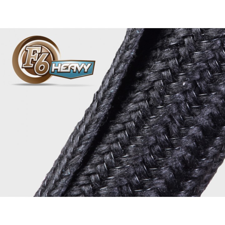 Techflex F6H0.50BK F6 Heavy Duty Розмір 12.7 mm, обплетення з боковим входом і такими, що зачиняються переплетенням, підвищена стійкість до стирання