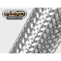MBS0.25SV Flexo Silver Plated Розмір 6.35 mm, посріблена мідне обплетення для екранування і заземлення