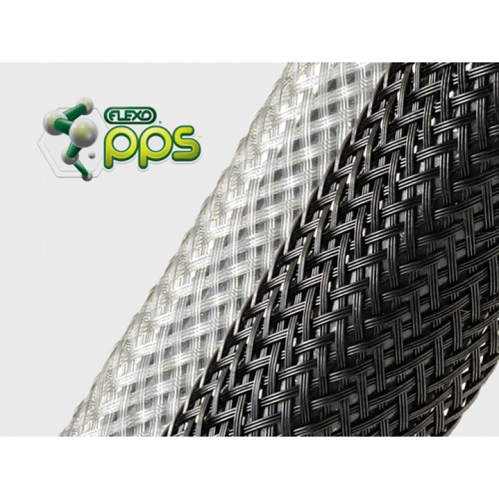 Techflex RYN0.50 Flexo PPS Розмір 12.7 mm, надлегка, високотемпературна з 8 міл волокон (PPS)