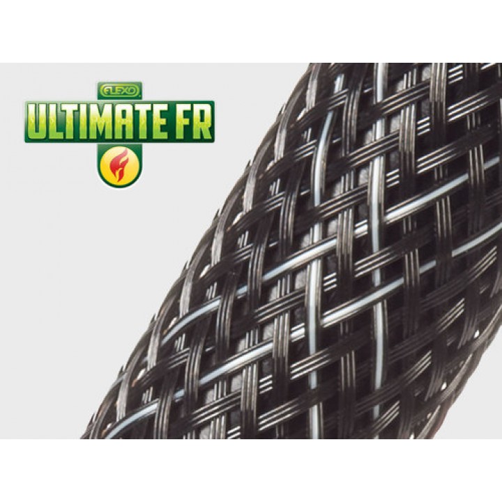 Techflex UFR0.25TB Flexo Ultimate FR Розмір 6.35 mm, високоміцна і вогнестійка кабельне обплетення