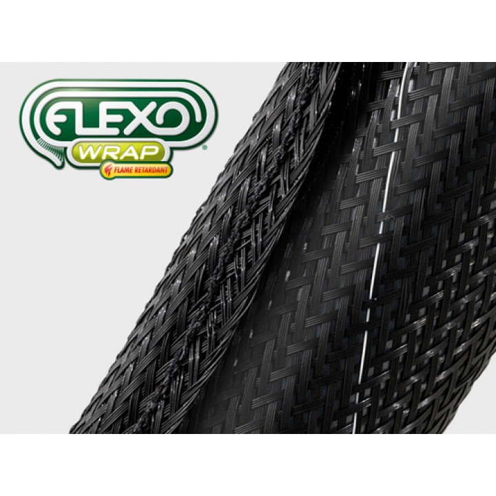 Techflex FWF0.50TB Flexo Wrap Flame Retardant Розмір 12.7 mm, гнучка вогнестійка обплетення, замок-липучка