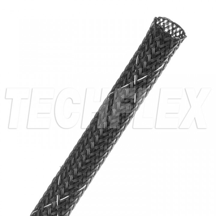 Techflex FRP0.38TB Flexo FR Plus Розмір 9,53 мм, колір - чорний із білим індикатором