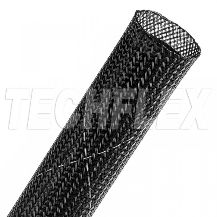 Techflex FRP1.25TB Flexo FR Plus Розмір 31,75 мм, колір - чорний із білим індикатором