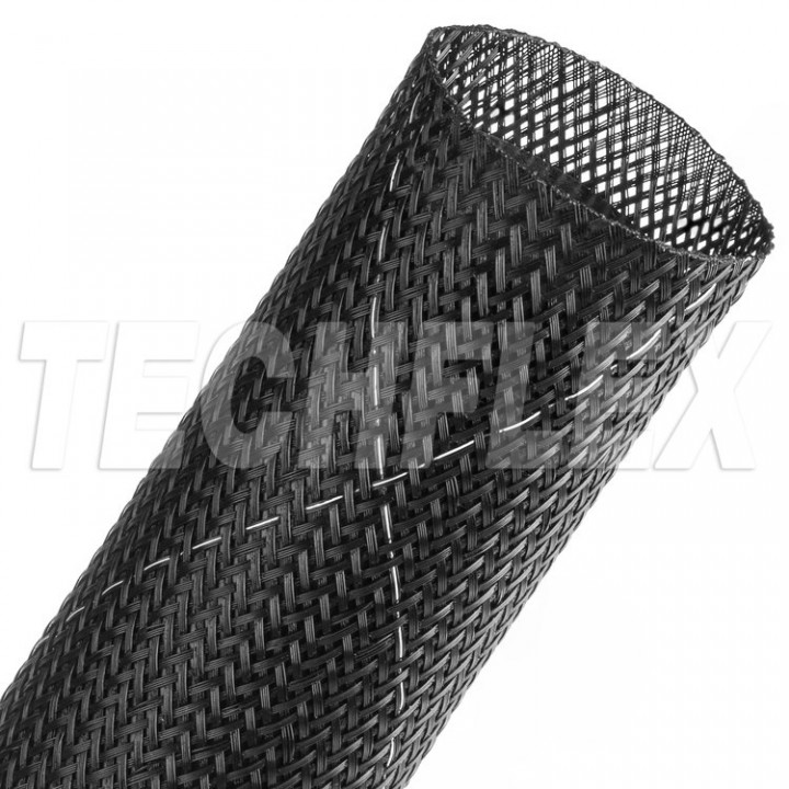 Techflex FRP1.75TB Flexo FR Plus Розмір 44,45 мм, колір - чорний із білим індикатором