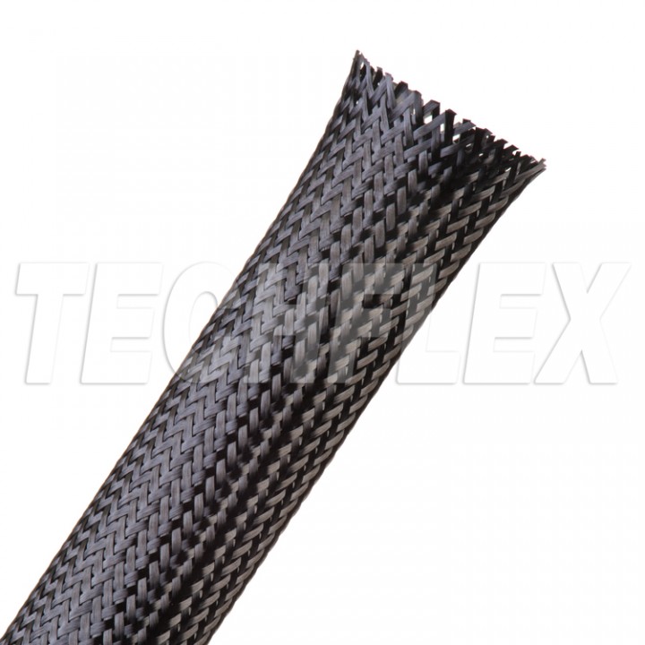 Techflex CAL1.00 Carbon Fiber Розмір 25.4 mm, кабельне обплетення з вуглецевого волокна