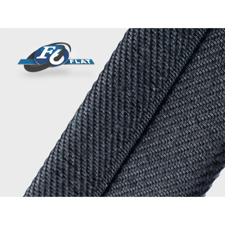 Techflex F6Z2.25BK Flexo F6 Flat Розмір 44.45 мм., плоска тканинна захисна кабельне обплетення