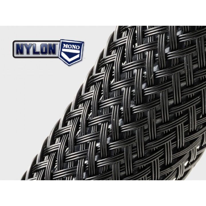 Techflex NYN0.75BK Nylon Monofilament Розмір 19.05 mm, кабельне обплетення з нейлону