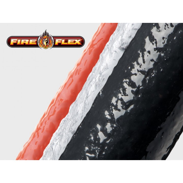 Techflex FIN1.00 FireFlex Розмір 25.4 mm, обплетення зі скловолокна з силіконовою оболонкою стійко до нагрівання, стирання і вологи, температура до 260 ºC