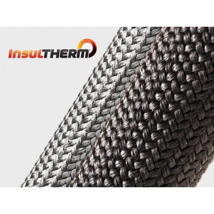 Techflex FGN0.50 Insultherm Розмір  12.7 mm, термостійкий обплетення зі скловолокна