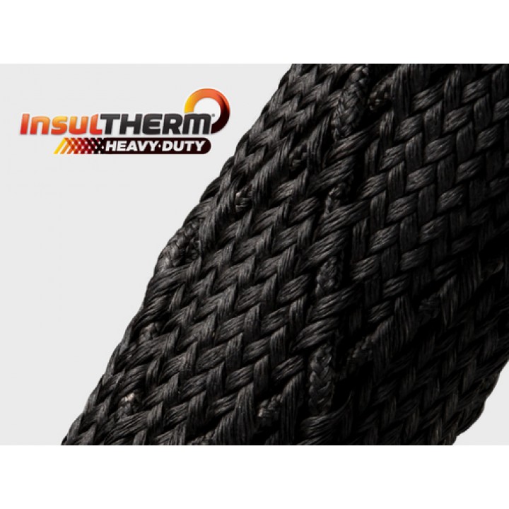 Techflex FGS0.50BK Insultherm HD Розмір 12.7 mm, толстостенная обплетення зі скловолокна
