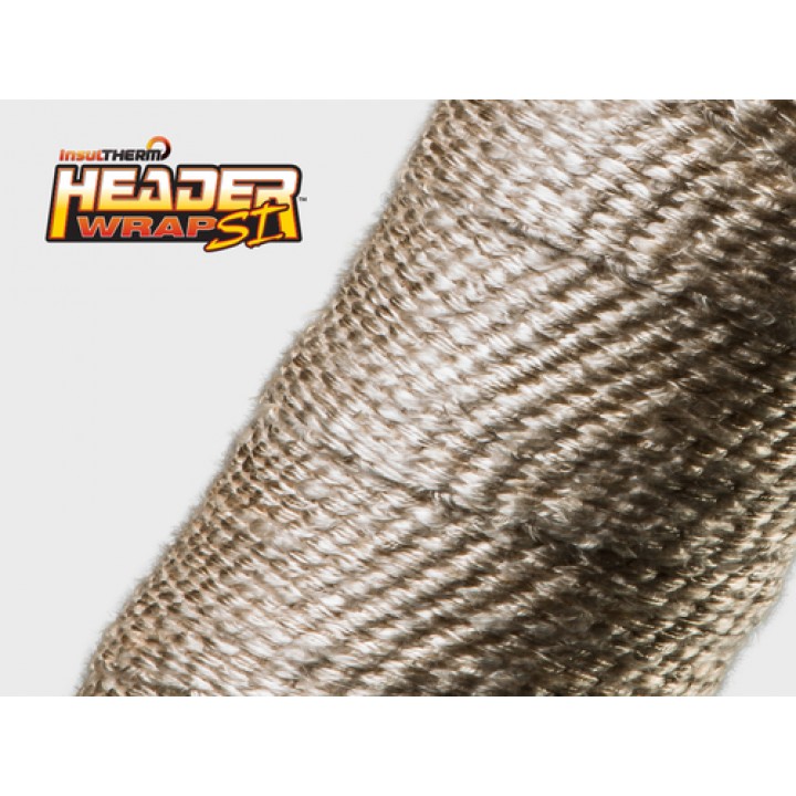 Techflex HSN2.00NT Insultherm Header Wrap SI Колекторна захисна стрічка витримує нагрівання до 2000°F, розмір 50.8 mm, довжина 7.6 м